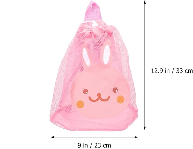 حقيبة ألعاب شاطئ كبيرة سعة شبكية كرتونية للأطفال لتخزين ألعاب الرمل للسفر والترفيه - Image 5